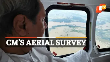 Naveen Patnaik, Odisha CM, Aerial Survey