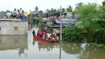 A Flood Affected Village In Cuttack