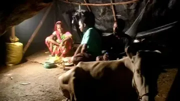 House collapse fear, flood victims spend nights with farm animals in temporary camps
