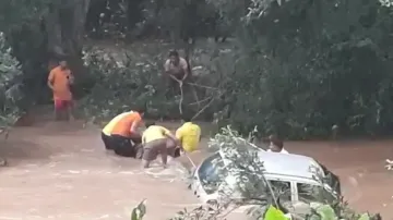 Car swept away in canal in Sambalpur, 2 bodies recovered