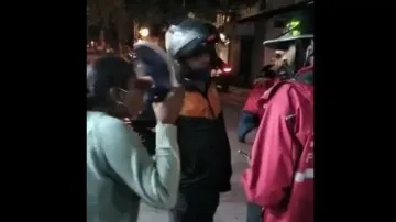  video of woman thrashing a zomato delivery agent goes viral