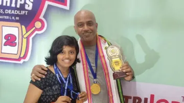 Like father, like daughter: Jeypore’s father-daughter duo wins gold medals in same event of powerlif