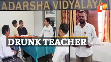 Tipsy teacher, Sundarapal Adarsha School