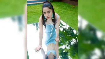 Urfi Javed goes topless again with 'chandi ka warq', netizens engage in banter with supporters