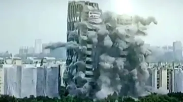 Twin Towers Demolished