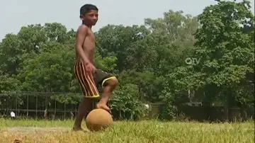 Inspiring! Freak mishap couldn’t stop this Jeypore boy from becoming a football player