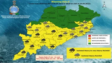 Heavy Rainfall Likely In Odisha