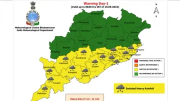 Yellow Warning For Heavy Rainfall