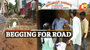 Sarpanch Begs For Money, Begging For Road
