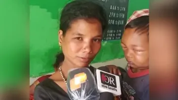 Minor boy stung by honey bees