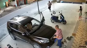 Man Mowed Down By An Automatic Car