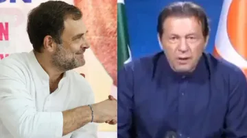 'Atta' in litre! Pakistan's ex-PM Imran Khan does a Rahul Gandhi #Watch