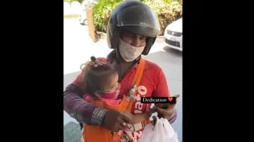 Zomato delivery guy sets an example of a good father amid call of duty #Watch