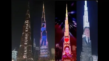 Shah Rukh Khan lits up Burj Khalifa for the 4th time
