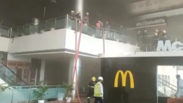 Massive fire erupts at Gurugram’s Global Foyer Mall