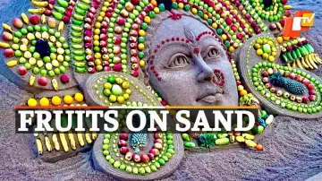 Durga Maa, SandArt, Puri, OTVNews