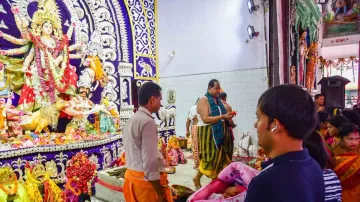‘Maha Ashtami’: Devotees throng pandals, offer puja to Devi Durga 