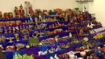 Telugu people celebrate Bommala Koluvu to mark Dussehra