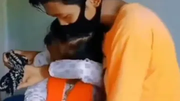 Boy and girl extract blood to put on as lockets #Watch