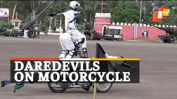 Daredevils On Motorcycle 