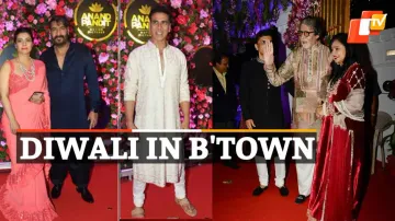 Bollywood, DiwaliParty, AmitabhBachchan