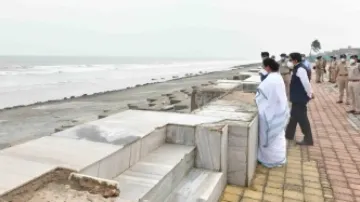 CM Mamta Banerjee inspects coastal areas 