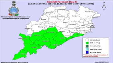 IMD Predicts Rainfall In Odisha