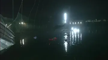 Bridge collapse in Morbi