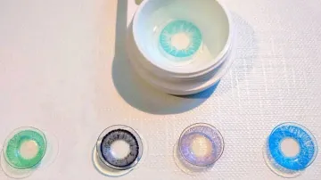 Harmful affects of cosmetic eye lenses