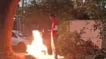 Bengaluru: Unhappy delivery boy sets bag, t-shirt on fire