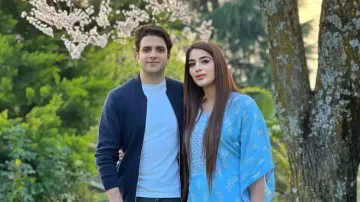 Athar Aamir Khan and his wife Mehreen Qazi