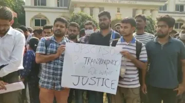 ASO aspirants allege discrepancies in exam valuation, stage protest at OPSC office in Cuttack 