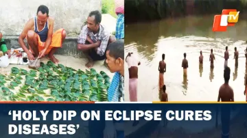 Holy Dip, Ganga, Lunar Eclipse