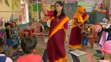 Ganjam’s Anganwadi centre gives playschools run for money, read to know details  