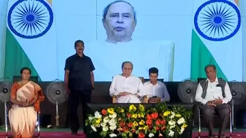 CM Naveen Patnaik At A School Function