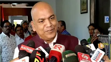 Outreach programme: Soumendra Priyadarshi addresses media