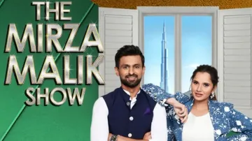 Shoiab Malik and Sania Mirza in The Mirza Malik Show