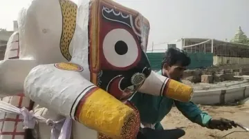 Idols of Lord Jagannath, siblings 'disrespectfully' carried on trolley in Puri