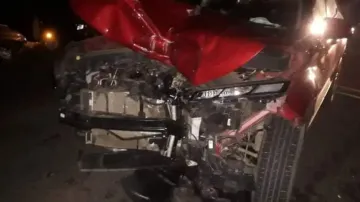 Rani Panda's Car Damaged In Accident