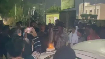 Sword used to cut cake