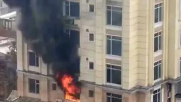 Gunshots and blasts near Chinese Guest house  