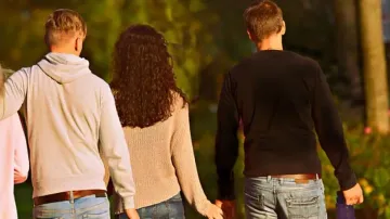 Wife with male friend