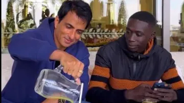 Actor Sonu Sood shares Instagram reel with TikTok sensation Khaby Lame; Internet loves it