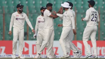 India players celebrate