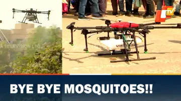 Drones, Bhubaneswar, Mosquito control, BMC, Drone survey