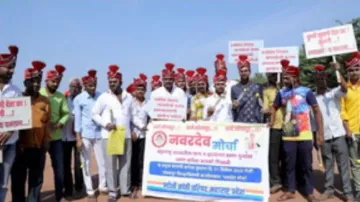 Bachelors march to collectors office 