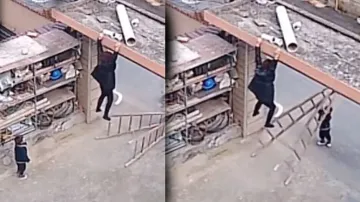 Smart kid turns hero for mother, rescue video is heart-warming; watch