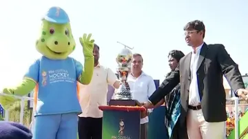 Odisha welcomes FIH Hockey Men’s World Cup Trophy with culture & tradition