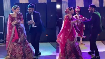 Bride dancing 