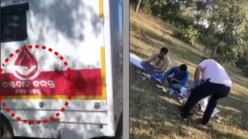 ‘Picnic’ in blood collection van: Blood bank staff of Odisha govt hospital in trouble after video go